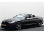 BMW 4-Serie 435IA 3.0 Cabrio 2014 Zwart 6 cilinder automaat, Auto's, Achterwielaandrijving, 4-Serie, Cabriolet, 4 stoelen