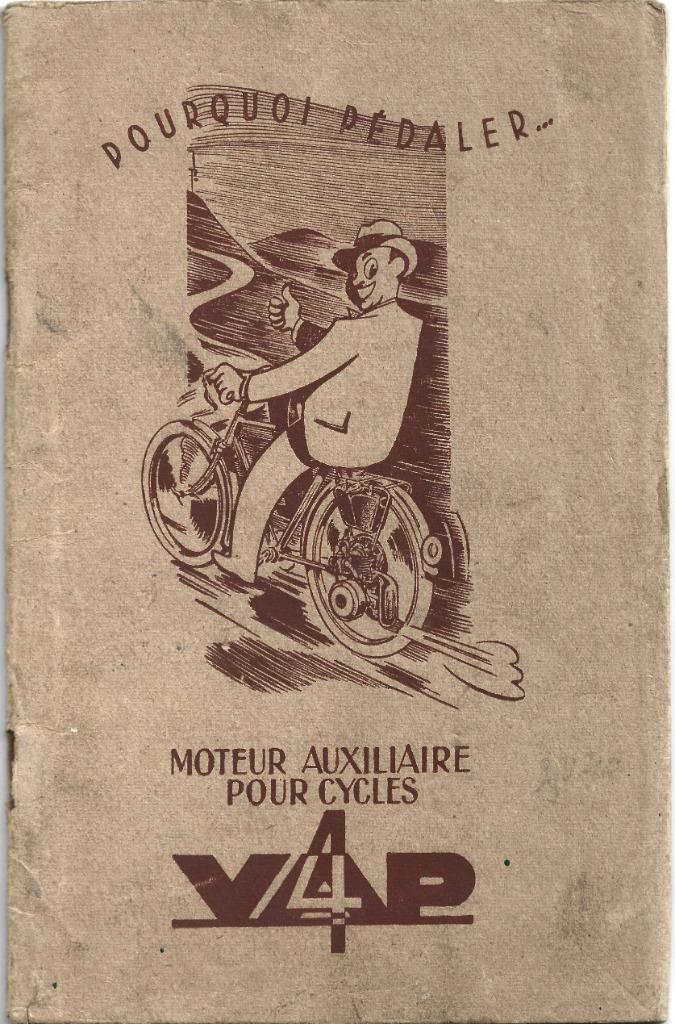 VAP moteur hulpmotor hulpmotorrijwiel (5056z), Fietsen en Brommers, Handleidingen en Instructieboekjes, Zo goed als nieuw, Ophalen of Verzenden