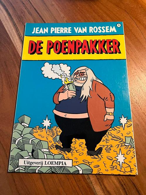 JEAN PIERRE VAN ROSSEM - De poenpakker, Boeken, Stripboeken, Zo goed als nieuw, Eén stripboek, Ophalen of Verzenden