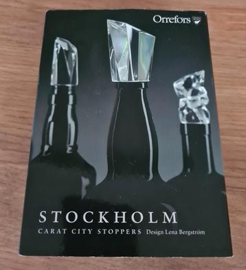 Orrefors Stockholm carat city stopper  beschikbaar voor biedingen
