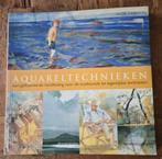 Aquareltechnieken boek, olieverf, menselijk lichaam, Hobby en Vrije tijd, Schilderen, Ophalen of Verzenden, Zo goed als nieuw