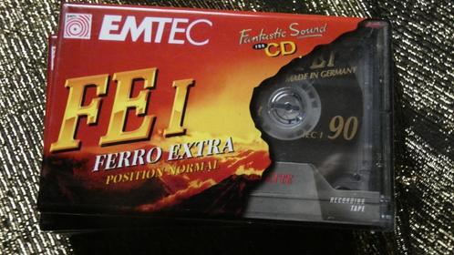 4x EMTEC FERRO I EXTRA-NIEUW in folie! –adv.8, Cd's en Dvd's, Cassettebandjes, Nieuw in verpakking, Onbespeeld, Ophalen