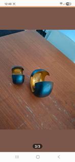 Set van 2 zwarte kandelaars, Ophalen, Zwart, Zo goed als nieuw, Metaal