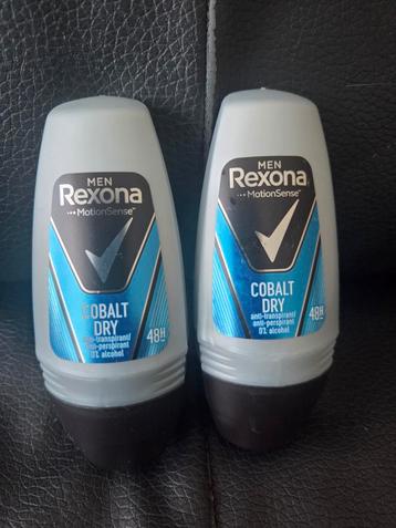 Rexona Men Cobalt Dry Deodorant Rollers - 2 stuks Nieuw beschikbaar voor biedingen