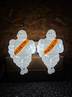 Set michelin pop / poppen 26cm met gele band led en steun, Ophalen of Verzenden, Nieuw, Lichtbak of (neon) lamp