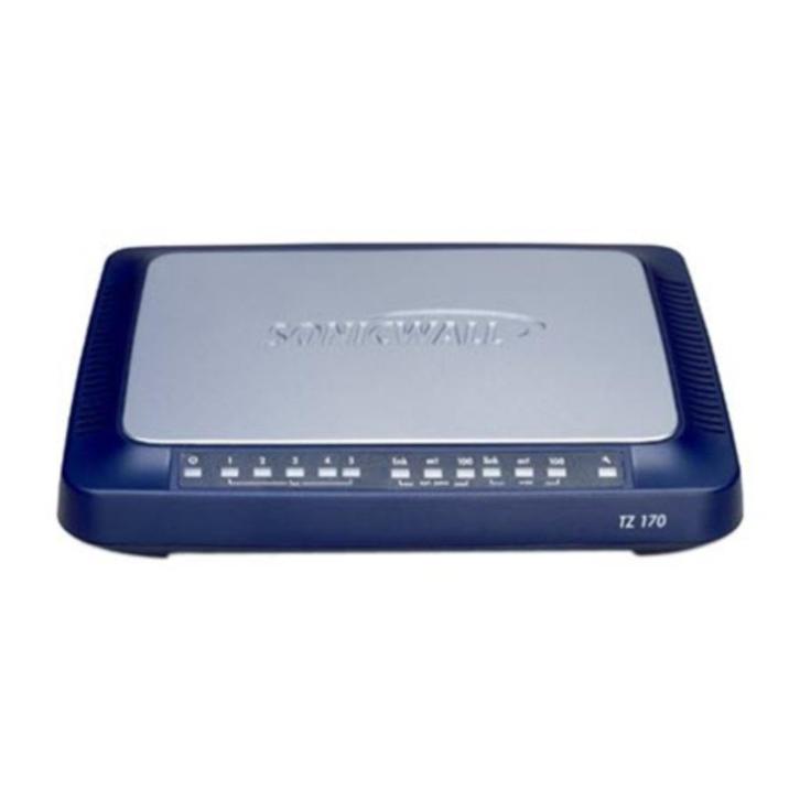 SonicWALL TZ 170 TZ170 Unrestricted Node VPN Firewall 01-SSC, Computers en Software, Routers en Modems, Nieuw, Router met modem
