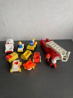 Fisher Price vintage voertuigen,commode, bedje,auto,ambulanc, Ophalen of Verzenden, Zo goed als nieuw, Overige typen