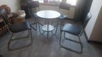 Gispen stoelen skai type107 industriële buisfram stoelen, Huis en Inrichting, Stoelen, Ophalen, Gebruikt, Zwart, Gispen stoelen industriële stoelen type107