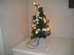 heel mooi klein kerstboompje met lichtjes op stroom, Diversen, Kerst, Ophalen of Verzenden, Zo goed als nieuw