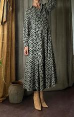 Mooie lange viscose crepe jurk numph vib 38 SALE, Ophalen of Verzenden, Zo goed als nieuw, Maat 38/40 (M), Onder de knie