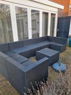 9 delige loungeset zonder kussens, Tuin en Terras, Tuinsets en Loungesets, Ophalen, Kunststof, Bank, Meer dan 8 zitplaatsen