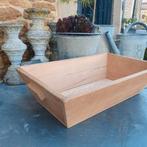 stevige grote eiken kist houtbak speelgoedkist 67cm, Huis en Inrichting, Woonaccessoires | Kisten, Ophalen of Verzenden, Gebruikt