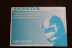 Honda CBR600F 1995 motorcycle owner's manual CBR 600 F, Motoren, Handleidingen en Instructieboekjes, Ophalen of Verzenden, Honda