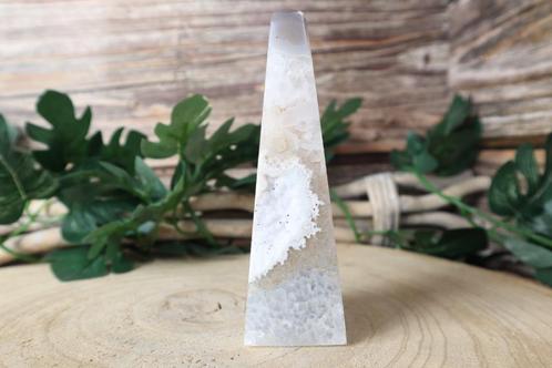 Agaat obelisk 0181, Verzamelen, Mineralen en Fossielen, Mineraal, Ophalen of Verzenden