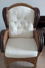 2 Gebruikte Fauteuils, Ophalen of Verzenden, Gebruikt, 75 tot 100 cm, 50 tot 75 cm