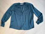 Samsoe Samsoe petrol blouse M 38 zijde look glans, Maat 38/40 (M), Blauw, Ophalen of Verzenden, Zo goed als nieuw