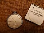 Vintage Klok Heren Horloge Zakhorloge Staal Plato Swiss, Antiek en Kunst, Antiek | Klokken, Ophalen of Verzenden