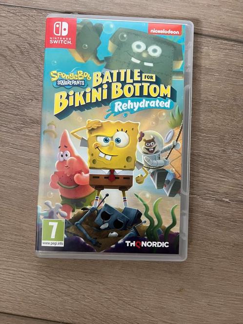 SpongeBob SquarePants: Battle for Bikini Bottom Rehydrated, Spelcomputers en Games, Games | Nintendo Switch, Zo goed als nieuw