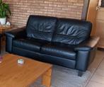 Mooie LEDEREN 2-ZITS BANK, Huis en Inrichting, Ophalen, Minder dan 75 cm, 150 tot 200 cm, Tweepersoons