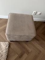 Taupe hocker van Leen Bakker - Nieuwstaat!, Huis en Inrichting, Ophalen, Vierkant, Nieuw, Stof