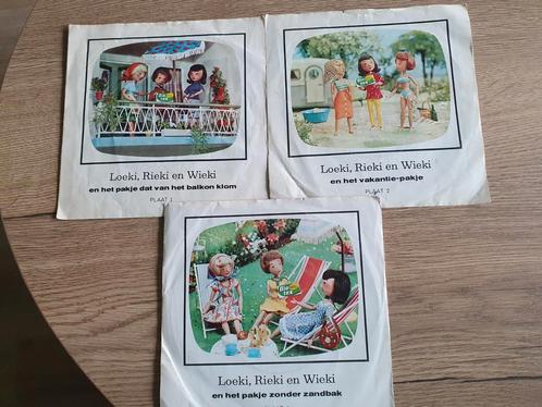 3 Biotex singles Loeki Rieki en Wieki promotie singles, Cd's en Dvd's, Vinyl | Nederlandstalig, Zo goed als nieuw, Overige formaten
