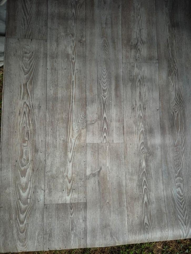 Vinyl Vloerbedekking - Houtlook Multicolor 1m x 1.40m, Huis en Inrichting, Stoffering | Vloerbedekking, Gebruikt, Vinyl, Bruin