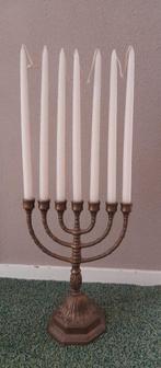 Zevenarmige kandelaar, Antiek en Kunst, Antiek | Kandelaars, Ophalen of Verzenden, Koper of Brons