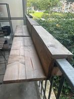 Houten Balkonbar stevig - 2 stuks beschikbaar, Ophalen, Gebruikt