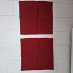 2 kussenhoezen, Ophalen of Verzenden, Nieuw, Rood, Vierkant