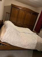 Eiken 2-persoons slaapkamer, 180 cm, Gebruikt, Ophalen of Verzenden, Bruin