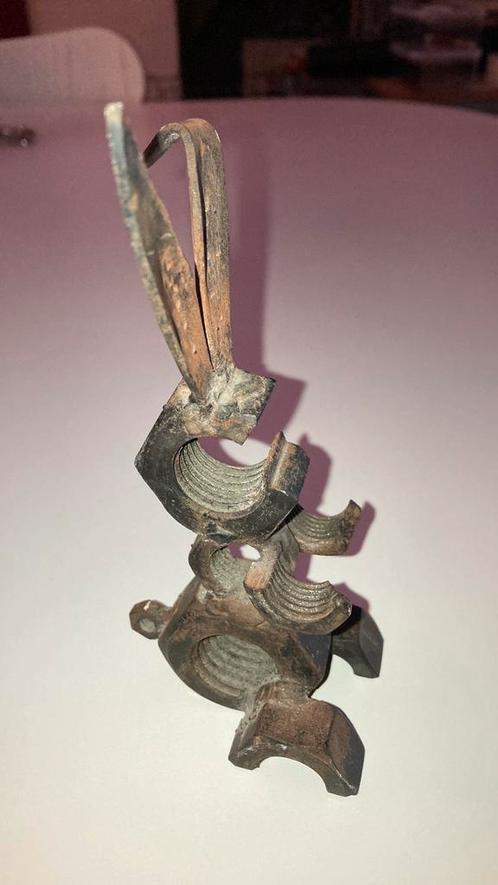 Schroeven en Bouten Haas Metaal 17 cm. hoog, Antiek en Kunst, Curiosa en Brocante, Verzenden