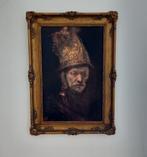 Schilderij Rembrandt van Rijn, Man met de gouden helm, Ophalen