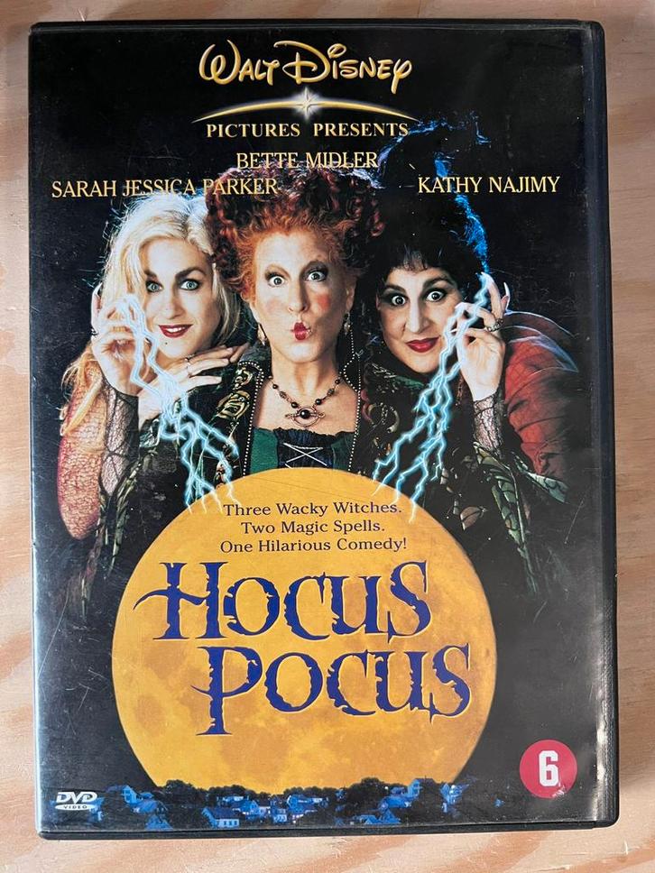 Hocus Pocus DVD/ ACTIE 5=4, Cd's en Dvd's, Dvd's | Kinderen en Jeugd, Zo goed als nieuw, Alle leeftijden, Ophalen of Verzenden