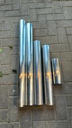 Hemelwaterafvoer zink 80 mm, Doe-het-zelf en Verbouw, Buizen en Afvoer, Ophalen, Afvoer, Nieuw, Zink