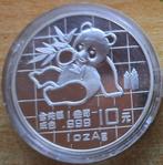 China, Panda 1989 - 1 Oz. puur zilver, Ophalen of Verzenden, Oost-Azië, Losse munt, Zilver