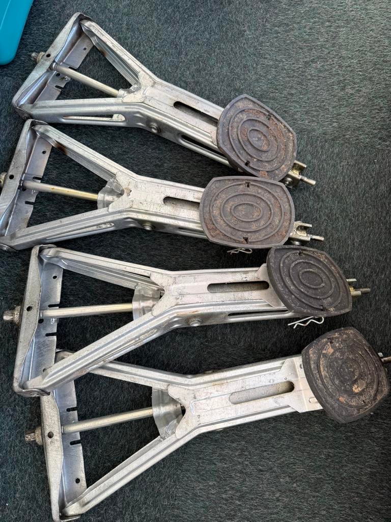 ALKO Uitdraaisteunen Zware kwaliteit, Caravans en Kamperen, Caravan accessoires, Gebruikt, Ophalen