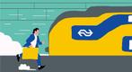 Treinkaartje 1e klas dagretour, Tickets en Kaartjes, Eén persoon, Trein, Nederland, Algemeen kaartje