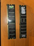 2x ram DDR 400, Computers en Software, RAM geheugen, 1 GB of minder, 400MHz, Ophalen of Verzenden, Zo goed als nieuw