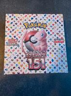 Pokémon 151 Japans boosterbox sealed 20 packs, Ophalen of Verzenden, Nieuw, Boosterbox