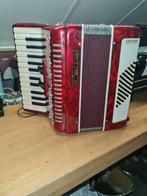 Mooie Parrot Toetsaccordeon, Muziek en Instrumenten, Overige merken, Gebruikt, Met riemen, Overige formaten