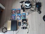 Playstation 4 met PS VR en externe opslag, Ophalen, Gebruikt, Met 2 controllers
