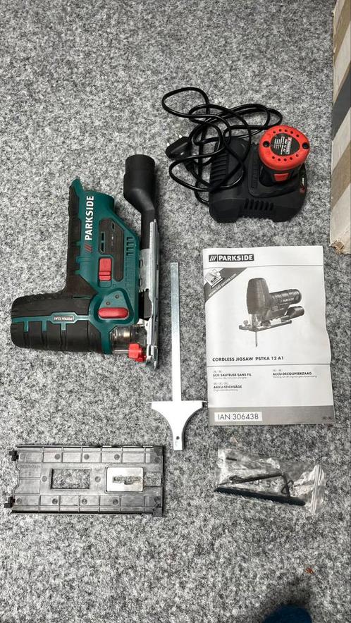 Parkside Accu decoupeerzaag PSTKA 12A1, Doe-het-zelf en Verbouw, Gereedschap | Zaagmachines, Gebruikt, Decoupeerzaag, Minder dan 600 watt