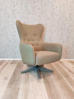 Prachtige Prominent lounge design fauteuil, Huis en Inrichting, Metaal, Prominent, Minder dan 75 cm, Ophalen of Verzenden