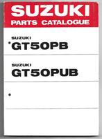 Suzuki GT50 parts list (4700z) bromfiets, Zo goed als nieuw, Verzenden