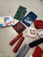 Mooie partij kerst decoraties en stoffen 18 stuks, Ophalen of Verzenden, Zo goed als nieuw