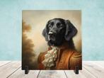 Barok Stijl - Flatcoated Retriever tegel, Verzenden, Nieuw
