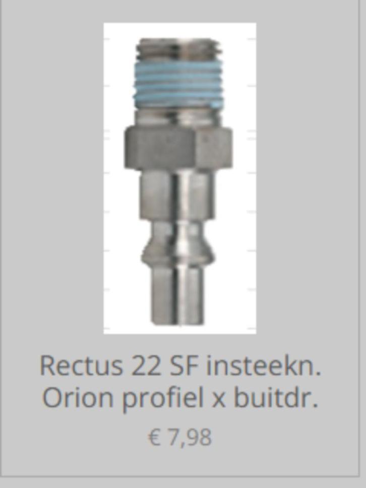 Rectus 22 SF insteekn. Orion profiel x buitdr., Doe-het-zelf en Verbouw, Gereedschap | Handgereedschap, Nieuw, Ophalen of Verzenden