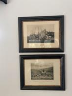 Schilderij diverse, Antiek en Kunst, Kunst | Etsen en Gravures, Ophalen