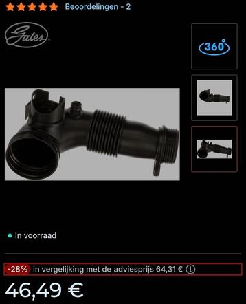 Bmw luchtslang ANTK1108 beschikbaar voor biedingen