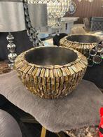 Schelpvaas rond vaas vazen nieuw, Huis en Inrichting, Woonaccessoires | Vazen, Overige kleuren, 50 tot 75 cm, Aardewerk of Porselein